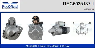 Motor de arranque Mitsubishi L200 · Mitsubishi L 300 III Platform/Chassis · Mitsubishi L400 Bus