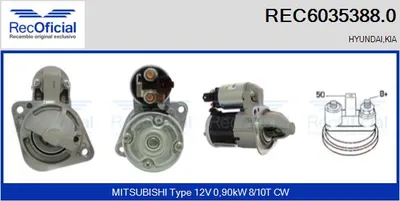 Motor de arranque Kia CEE'D Hatchback · Kia CEE'D SW · Hyundai i30