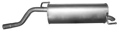 Silenciador posterior Fiat 500L