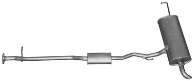 Silenciador posterior Nissan QASHQAI I