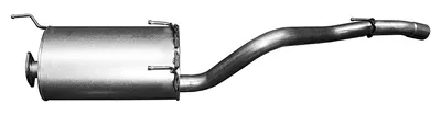 Silenciador posterior Isuzu D-MAX II · Isuzu D-MAX II Platform/Chassis