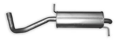 Silenciador posterior Vw POLO IV · Seat IBIZA III · Skoda FABIA II