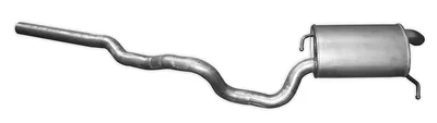 Silenciador posterior Vw MULTIVAN T5 · Vw TRANSPORTER T5 Platform/Chassis (7JD, 7JE, 7JL, 7JY, 7JZ, 7F · Vw TRANSPORTER T5 Van