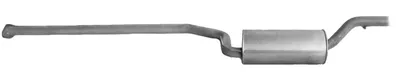 silenciador del medio Volvo C30 · Volvo S40 II · Ford FOCUS II Turnier