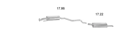 Sistema de gases de escape Opel ASTRA F Estate · Vauxhall ASTRA Mk III Estate · Opel ASTRA F Estate Van