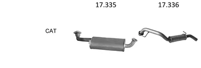 Sistema de gases de escape Opel FRONTERA B · Vauxhall FRONTERA Mk II