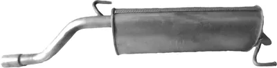 Silenciador posterior Vauxhall CORSAVAN Mk III Hatchback Van · Opel CORSA D Hatchback Van · Opel CORSA D