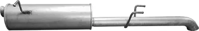 Silenciador posterior Opel MOVANO B Bus · Nissan NV400 Van · Nissan NV400 Platform/Chassis