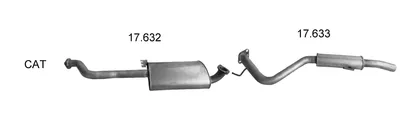 Sistema de gases de escape Opel FRONTERA B · Vauxhall FRONTERA Mk II