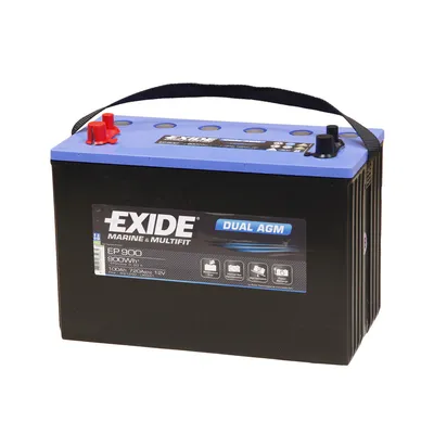 EXIDE Dual AGM Batterie 900 Wh