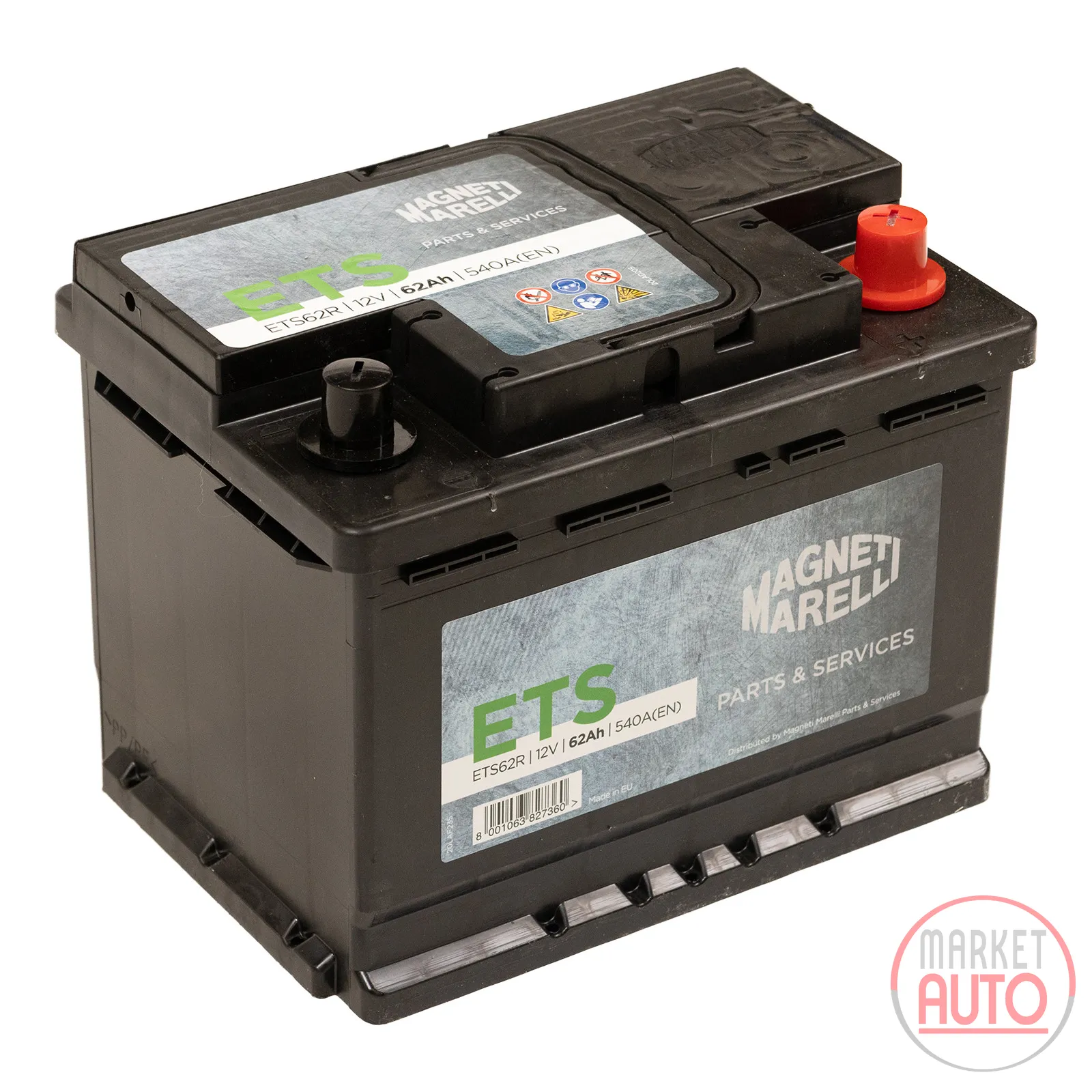 Batterie 62AH 540A ETS62R