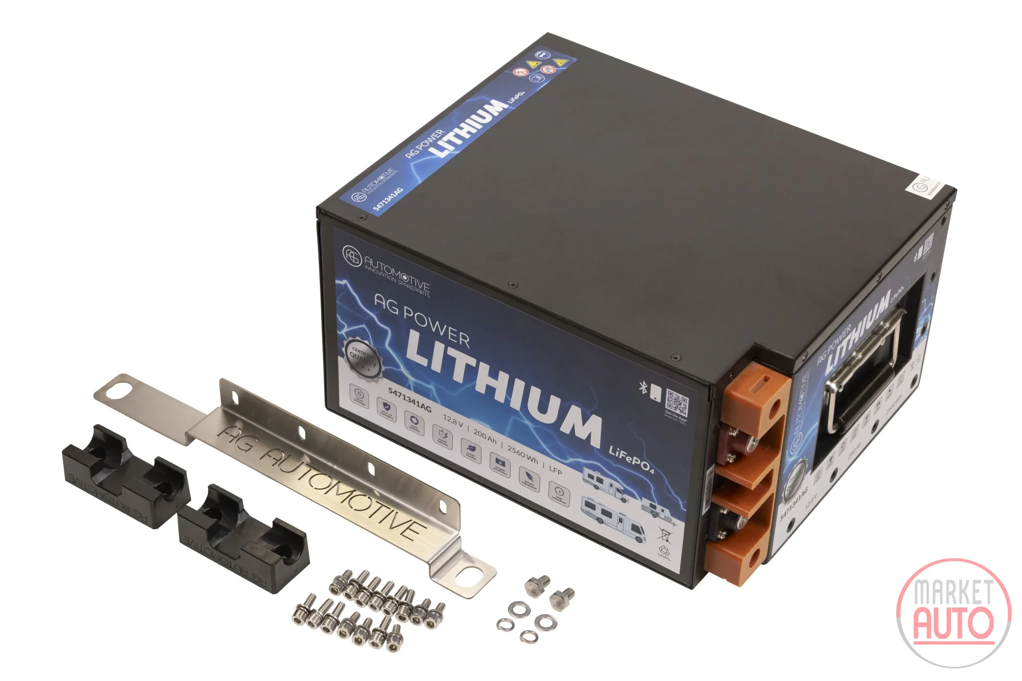 Lithium Batterie 200Ah 120A 12,8 V AG Automotive