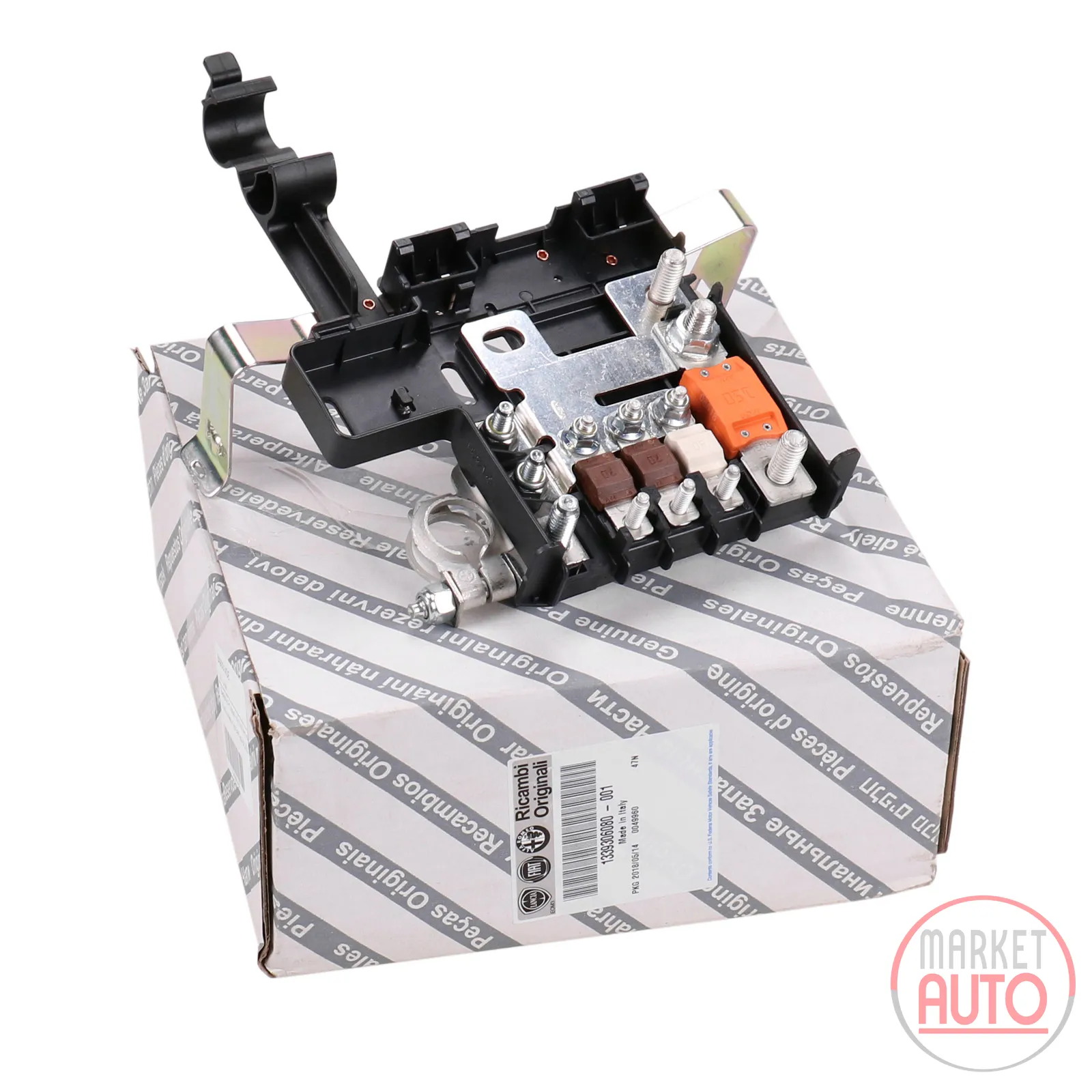Batterie Pluspol mit Sicherungen original