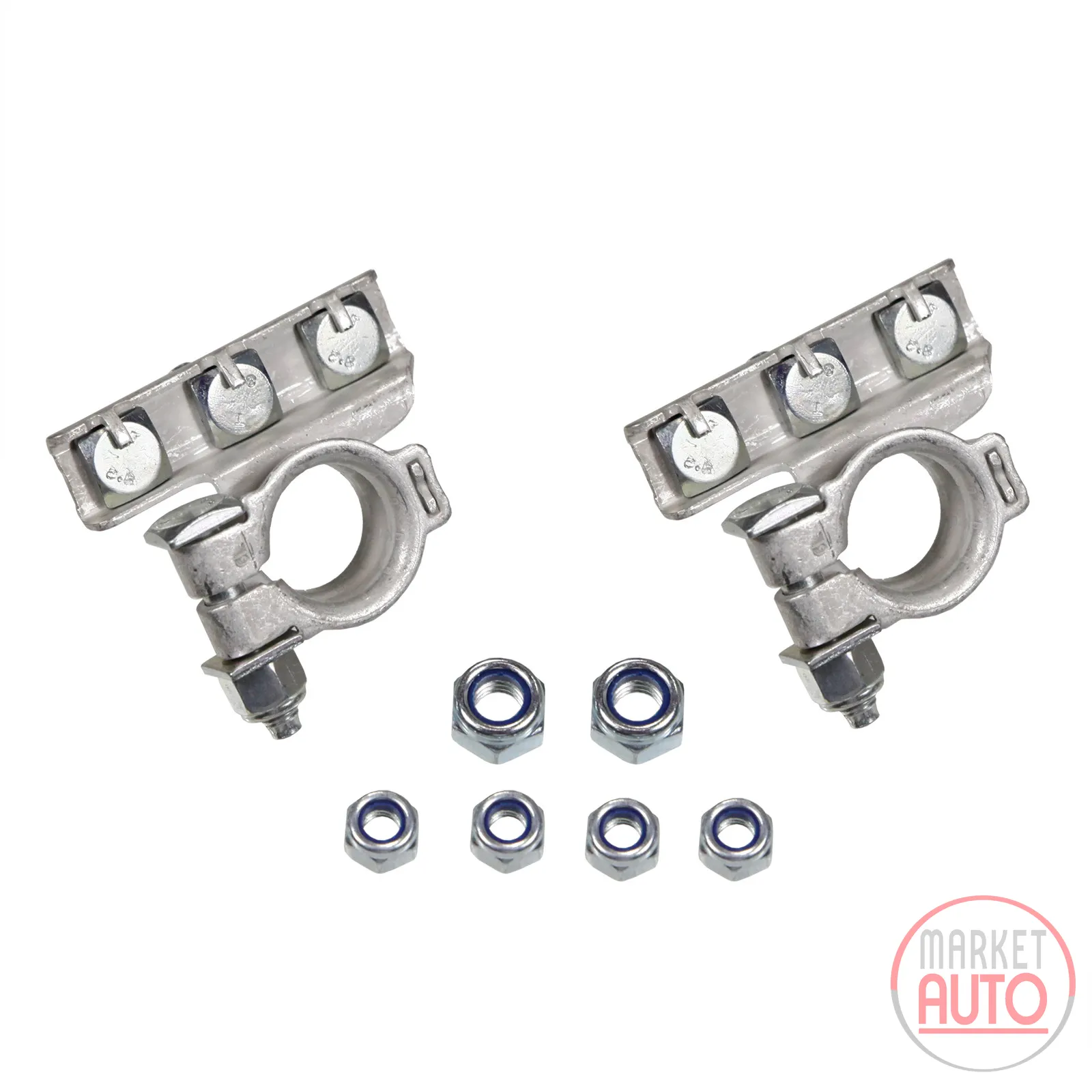 Batterie - Polklemmen Set Plus + Minus -