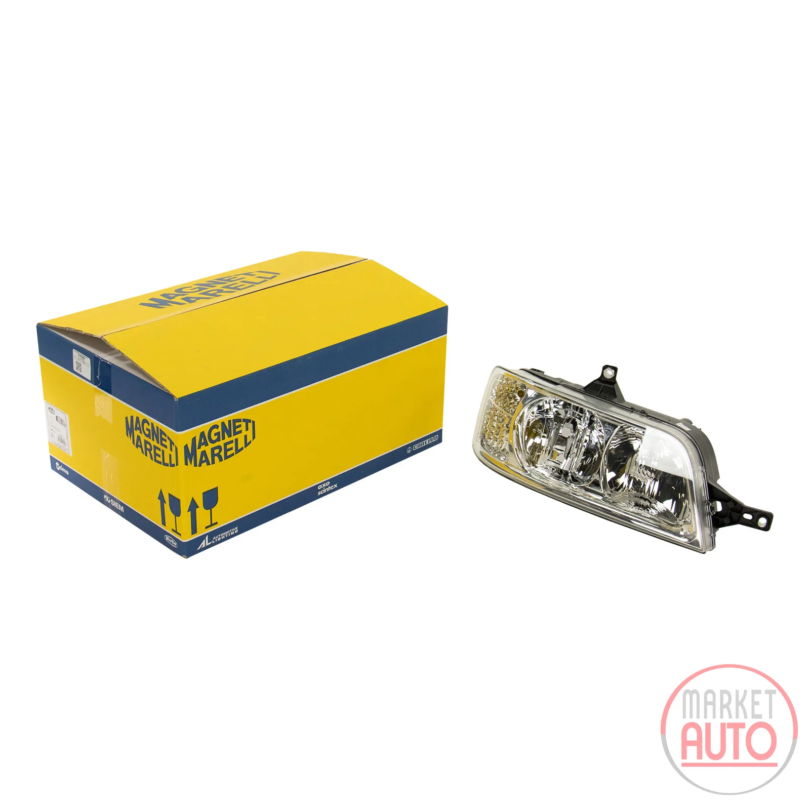 Scheinwerfer vorne rechts Magneti Marelli mit Stellmotor