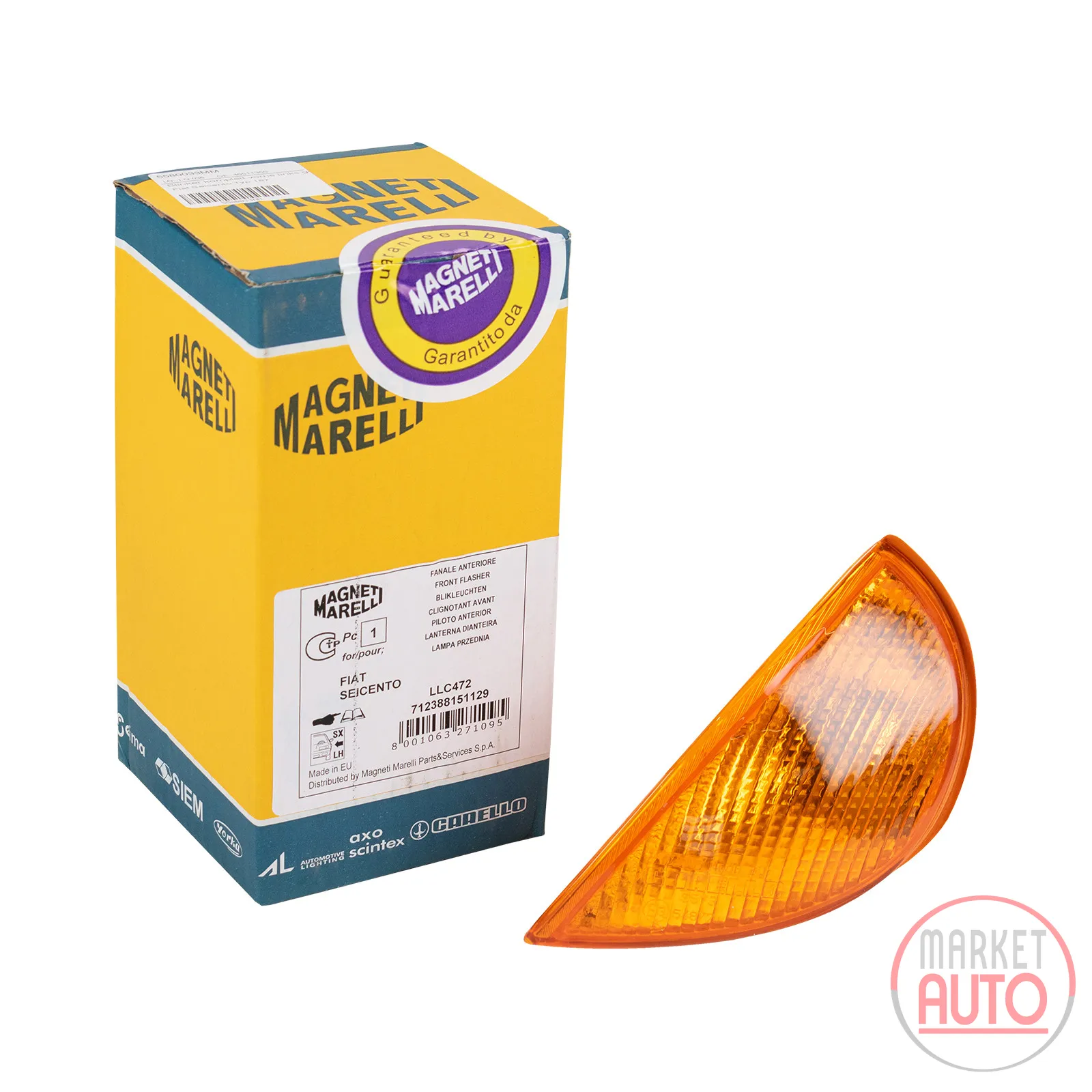 Blinker komplett vorne links gelb Magneti Marelli