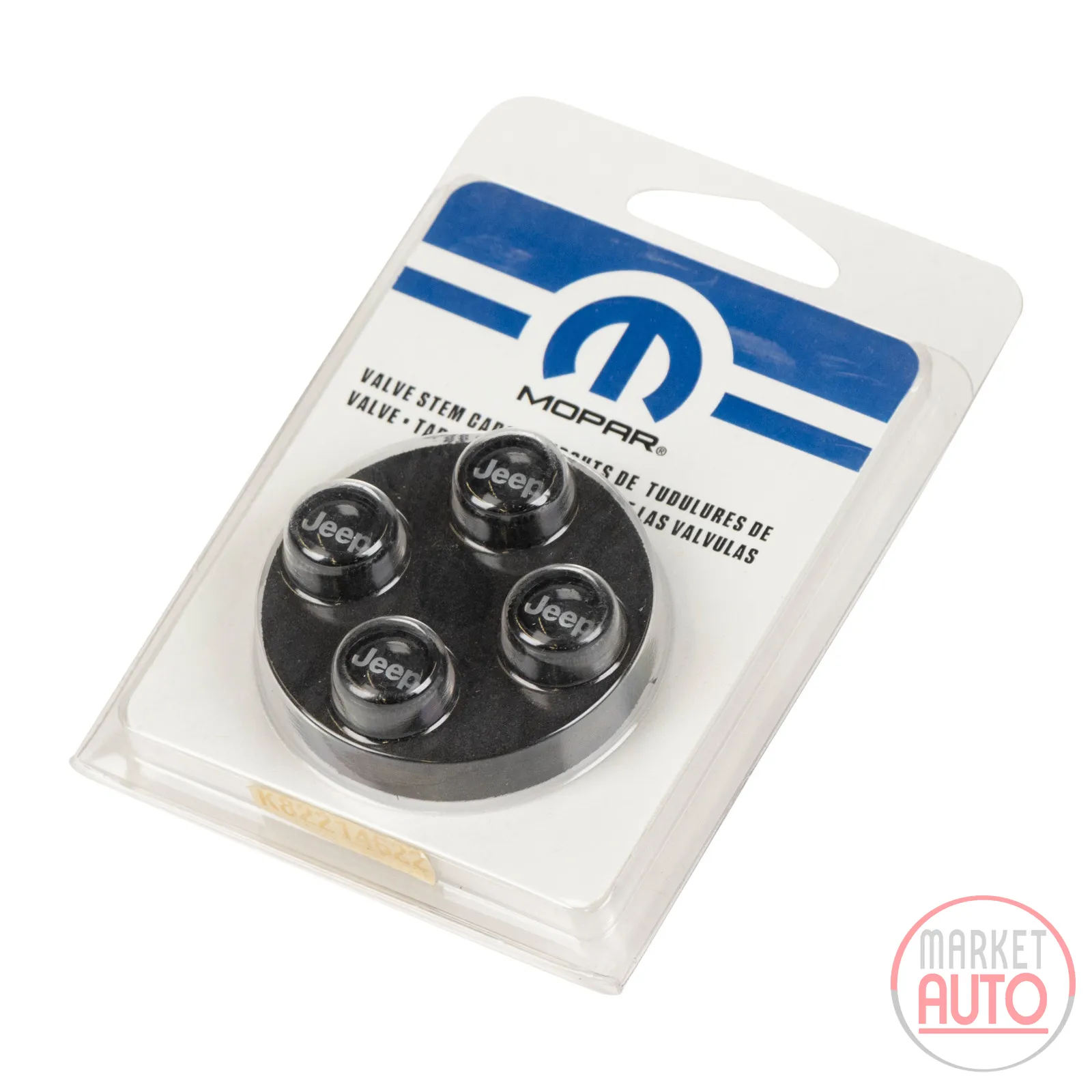 Ventilklappen schwarz 4er Set mit Jeep-Logo