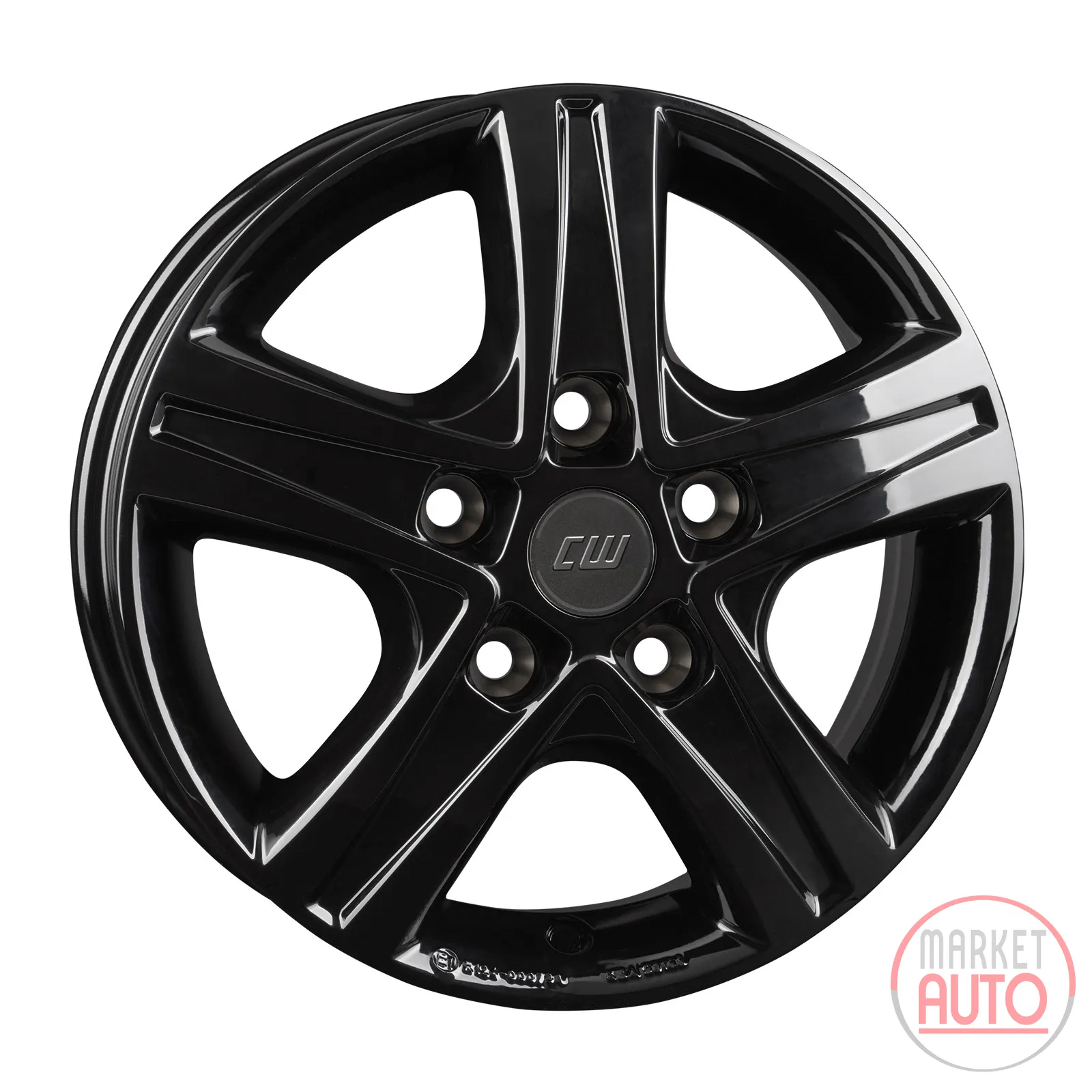 Leichtmetallfelge 16 Zoll Borbet CWD Black Glossy