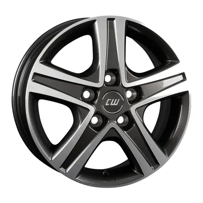 Leichtmetallfelge 16 Zoll Borbet CWD Mistral Anthracite Glossy Polished