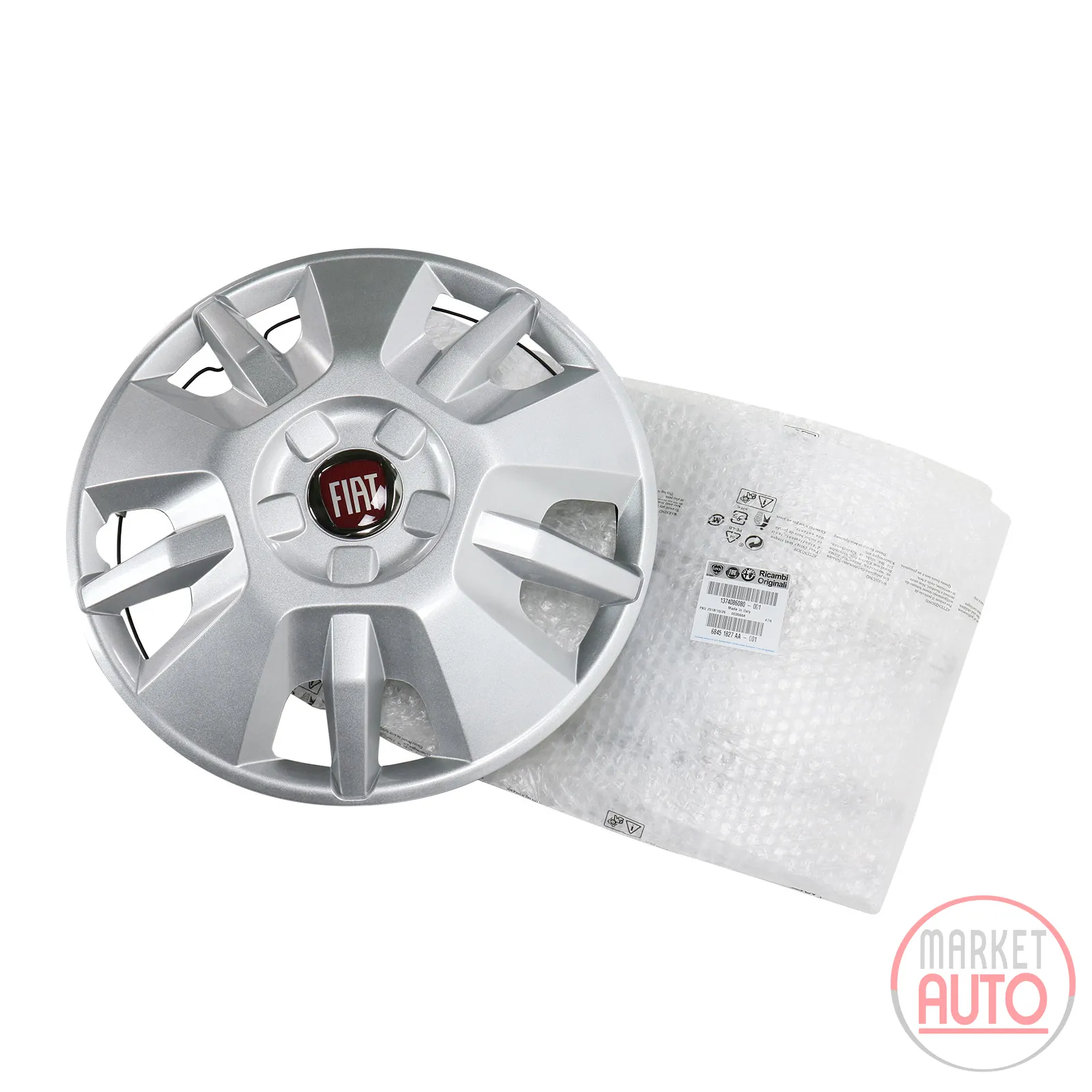 Radkappe 15 Zoll Felge Emblem Rot