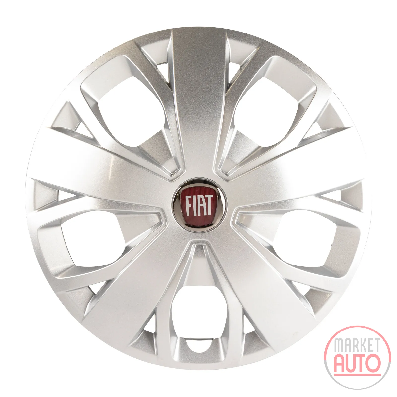 Radkappe 16 Zoll Felge Fiat Emblem Rot