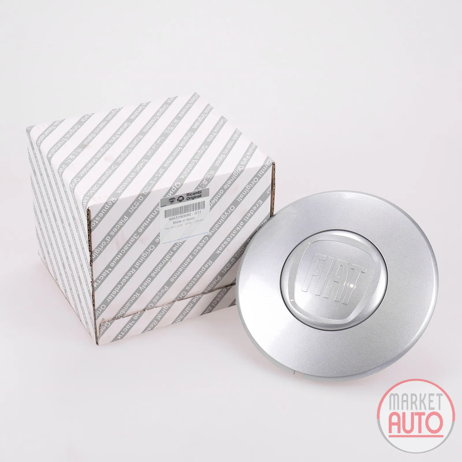 Radnabendeckel Fiat Logo silber 16 Zoll