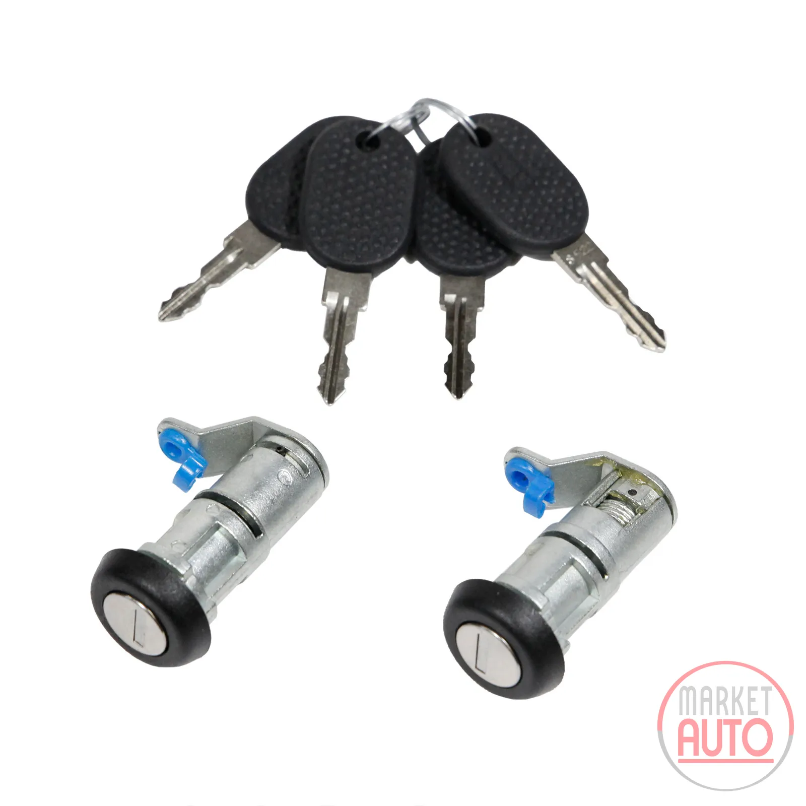 2x Schließzylinder mit gleichem Schlüssel