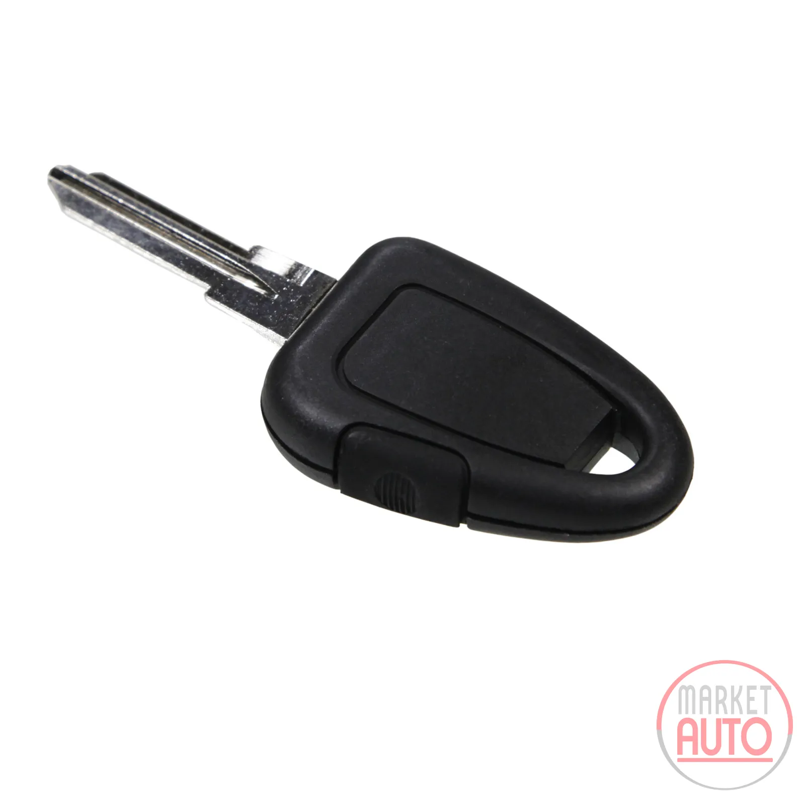 Fiat Transponder 1-Knopf ohne Logo *Schwarz*