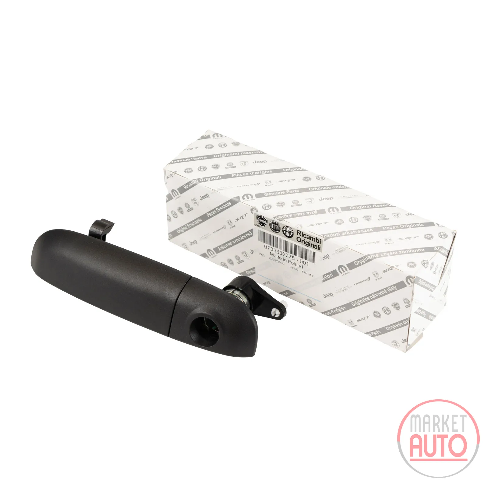 Türgriff vorne links schwarz OE (735536775)