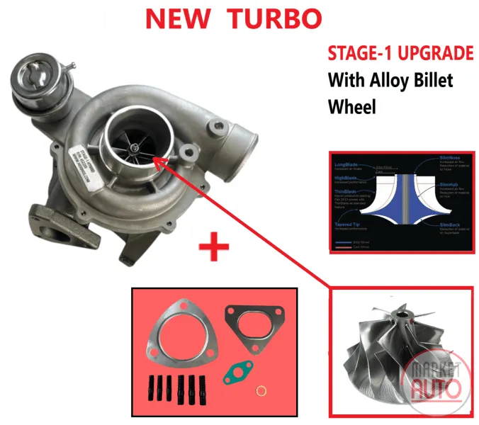 Turbocharger NEW (Garrett-Stage-1)