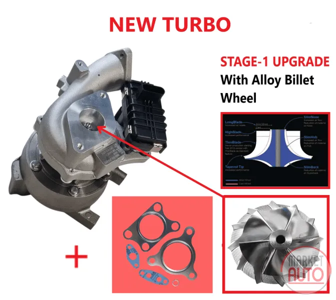Turbocharger new Upgrade Stage-1 (KKK)-CNJ
