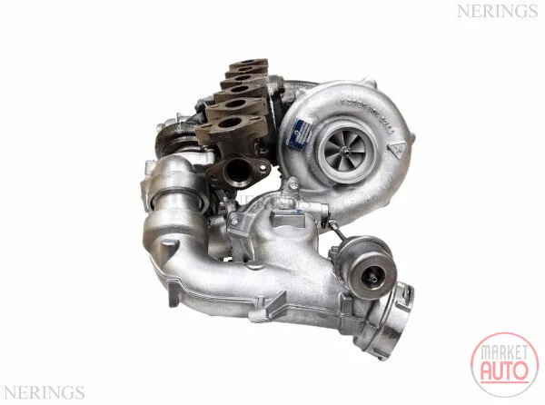Twinturbo turbocharger Remanufactured without exhaust manifold (KKK)
