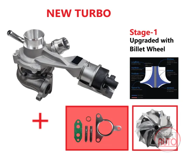Turbocharger new with billet wheel -PLS