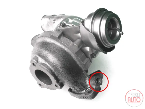 Turbocharger Remanufactured with space for temperature sensor (GARRETT)