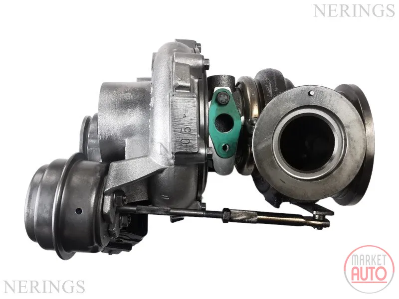 Turbocharger restored (left side) (Garrett-R)
