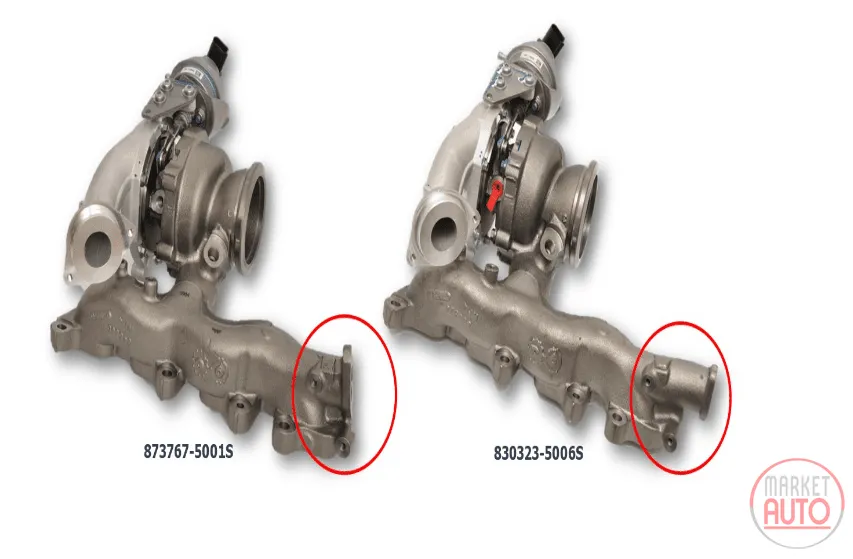 Turbocharger new with billet compressor wheels -NRGS