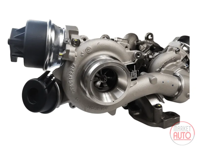Turbocharger new with billet compressor wheels (Long manifold)(KKK)-NRGS
